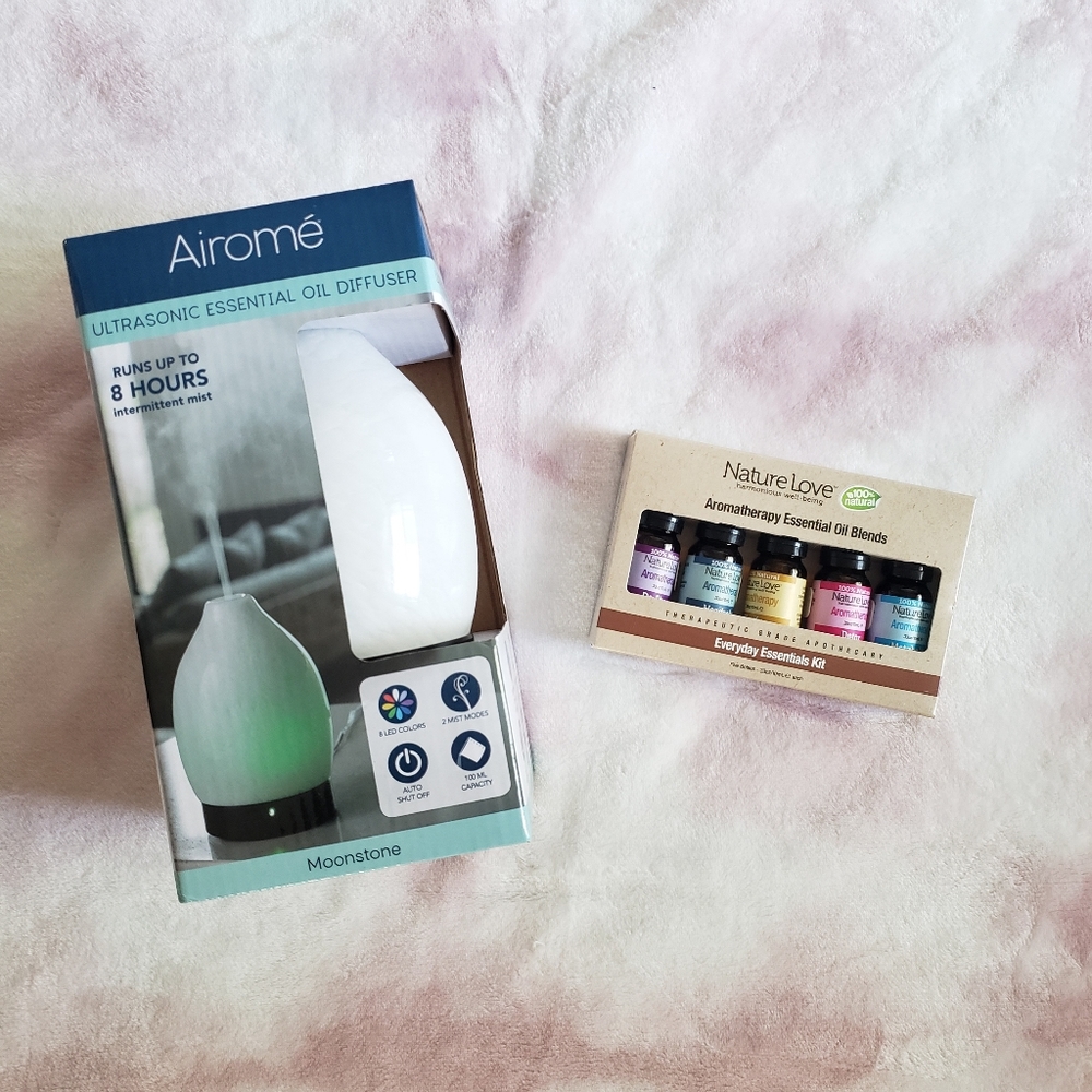 Airomé Ultrasonic Essential Oil Diffuser Set